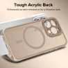 ivoler Coque Magnétique pour iPhone 11 Pro Max 6.5 Pouces, Compatible avec MagSafe, [Protection Antichoc Militaire] Translucide 