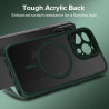 ivoler Coque Magnétique pour iPhone 11 Pro Max 6.5 Pouces, Compatible avec MagSafe, [Protection Antichoc Militaire] Translucide 