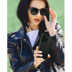 ivoler Coque Magnétique pour iPhone 11 Pro Max 6.5 Pouces, Compatible avec MagSafe, [Protection Antichoc Militaire] Translucide 