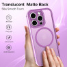 ivoler Coque Magnétique pour iPhone 11 Pro Max 6.5 Pouces, Compatible avec MagSafe, [Protection Antichoc Militaire] Translucide 