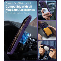 ivoler Coque Magnétique pour iPhone 11 Pro Max 6.5 Pouces, Compatible avec MagSafe, [Protection Antichoc Militaire] Translucide 