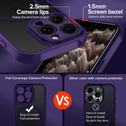 ivoler Coque Magnétique pour iPhone 11 Pro Max 6.5 Pouces, Compatible avec MagSafe, [Protection Antichoc Militaire] Translucide 
