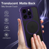 ivoler Coque Magnétique pour iPhone 11 Pro Max 6.5 Pouces, Compatible avec MagSafe, [Protection Antichoc Militaire] Translucide 