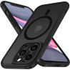 ivoler Coque Magnétique pour iPhone 11 Pro Max 6.5 Pouces, Compatible avec MagSafe, Translucide Mat Arrière Étui de Protection e