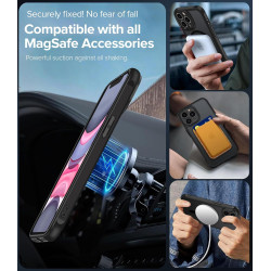 ivoler Coque Magnétique pour iPhone 11 Pro Max 6.5 Pouces, Compatible avec MagSafe, Translucide Mat Arrière Étui de Protection e