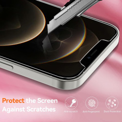 ivoler Coque Magnétique pour iPhone 12 Pro Max, Compatible avec Magsafe, 2 Pièces Verre Trempé - Étui Antichoc avec Protection M