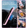 ivoler Coque Magnétique pour iPhone 12 Pro Max, Compatible avec Magsafe, 2 Pièces Verre Trempé - Étui Antichoc avec Protection M