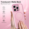 ivoler Coque Magnétique pour iPhone 12 Pro Max, Compatible avec Magsafe, 2 Pièces Verre Trempé - Étui Antichoc avec Protection M