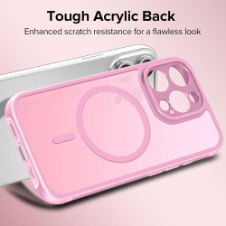 ivoler Coque Magnétique pour iPhone 12 Pro Max, Compatible avec Magsafe, 2 Pièces Verre Trempé - Étui Antichoc avec Protection M