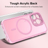 ivoler Coque Magnétique pour iPhone 12 Pro Max, Compatible avec Magsafe, 2 Pièces Verre Trempé - Étui Antichoc avec Protection M