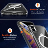 ivoler Coque Magnétique pour iPhone XS et iPhone X, Compatible avec MagSafe, [Anti-Jaunissement] [Protection Antichoc Militaire]