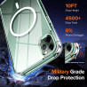 ivoler Coque Magnétique pour iPhone 11 Pro 5.8 Pouces, Compatible avec MagSafe, [Anti-Jaunissement] [Protection Antichoc Militai
