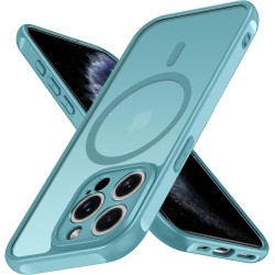 ivoler Coque Magnétique pour iPhone 11 Pro 5.8 Pouces, Compatible avec MagSafe, [Protection Antichoc Militaire] Translucide Mat 