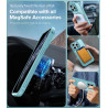 ivoler Coque Magnétique pour iPhone 11 Pro 5.8 Pouces, Compatible avec MagSafe, [Protection Antichoc Militaire] Translucide Mat 