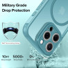 ivoler Coque Magnétique pour iPhone 11 Pro 5.8 Pouces, Compatible avec MagSafe, [Protection Antichoc Militaire] Translucide Mat 
