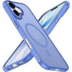 ivoler Coque Magnétique pour iPhone 17, Compatible avec MagSafe, Translucide Mat Arrière Étui de Protection en Silicone Liquide 