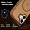 ivoler Coque Magnétique pour iPhone 17, Compatible avec MagSafe, [Protection Antichoc Militaire] Translucide Mat Arrière Étui de