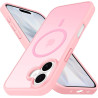 ivoler Coque Magnétique pour iPhone 17, Compatible avec MagSafe, [Protection Antichoc Militaire] Translucide Mat Arrière Étui de