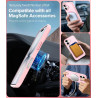 ivoler Coque Magnétique pour iPhone 17, Compatible avec MagSafe, [Protection Antichoc Militaire] Translucide Mat Arrière Étui de