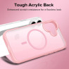 ivoler Coque Magnétique pour iPhone 17, Compatible avec MagSafe, [Protection Antichoc Militaire] Translucide Mat Arrière Étui de