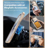 ivoler Coque Magnétique pour iPhone 17, Compatible avec MagSafe, [Protection Antichoc Militaire] Translucide Mat Arrière Étui de