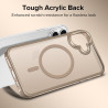 ivoler Coque Magnétique pour iPhone 17, Compatible avec MagSafe, [Protection Antichoc Militaire] Translucide Mat Arrière Étui de