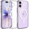 ivoler Coque Magnétique pour iPhone 17, Compatible avec MagSafe, [Protection Antichoc Militaire] HD Clair Étui de Téléphone Dos 