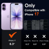 ivoler Coque Magnétique pour iPhone 17, Compatible avec MagSafe, [Protection Antichoc Militaire] HD Clair Étui de Téléphone Dos 