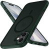 ivoler Coque Magnétique pour iPhone 17, Compatible avec MagSafe, [Protection Antichoc Militaire] Translucide Mat Arrière Étui de