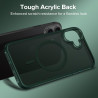 ivoler Coque Magnétique pour iPhone 17, Compatible avec MagSafe, [Protection Antichoc Militaire] Translucide Mat Arrière Étui de