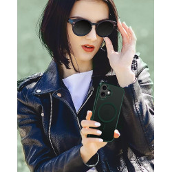 ivoler Coque Magnétique pour iPhone 17, Compatible avec MagSafe, [Protection Antichoc Militaire] Translucide Mat Arrière Étui de