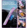ivoler Coque Magnétique pour iPhone 17, Compatible avec MagSafe, [Protection Antichoc Militaire] Translucide Mat Arrière Étui de