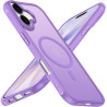 ivoler Coque Magnétique pour iPhone 17, Compatible avec MagSafe, Translucide Mat Arrière Étui de Protection en Silicone Liquide 