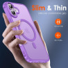 ivoler Coque Magnétique pour iPhone 17, Compatible avec MagSafe, Translucide Mat Arrière Étui de Protection en Silicone Liquide 