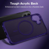 ivoler Coque Magnétique pour iPhone 17, Compatible avec MagSafe, [Protection Antichoc Militaire] Translucide Mat Arrière Étui de