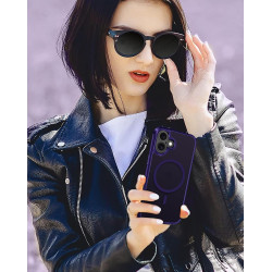 ivoler Coque Magnétique pour iPhone 17, Compatible avec MagSafe, [Protection Antichoc Militaire] Translucide Mat Arrière Étui de