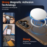 ivoler Coque Magnétique pour Samsung Galaxy S26+/S26 Plus 5G avec 2 Pièces Verre Trempé, Compatible avec MagSafe, Translucide Ma