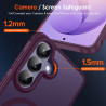 ivoler Coque Magnétique pour Samsung Galaxy S26+ / S26 Plus 5G avec 2 Pièces Verre Trempé, Compatible avec MagSafe, Translucide 
