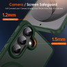 ivoler Coque Magnétique pour Samsung Galaxy S26+ / S26 Plus 5G avec 2 Pièces Verre Trempé, Compatible avec MagSafe, Translucide 