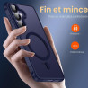 ivoler Coque Magnétique pour Samsung Galaxy S26+ / S26 Plus 5G avec 2 Pièces Verre Trempé, Compatible avec MagSafe, Translucide 