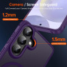 ivoler Coque Magnétique pour Samsung Galaxy S26+ /S26 Plus 5G avec 2 Pièces Verre Trempé, Compatible avec MagSafe, Translucide M