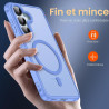 ivoler Coque Magnétique pour Samsung Galaxy S26 5G avec 2 Pièces Verre Trempé, Compatible avec MagSafe, Translucide Mat Arrière 