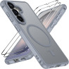 ivoler Coque Magnétique pour Samsung Galaxy S26 5G avec 2 Pièces Verre Trempé, Compatible avec MagSafe, Translucide Mat Arrière 