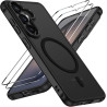 ivoler Coque Magnétique pour Samsung Galaxy S26 5G avec 2 Pièces Verre Trempé, Compatible avec MagSafe, Translucide Mat Arrière 