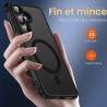 ivoler Coque Magnétique pour Samsung Galaxy S26 5G avec 2 Pièces Verre Trempé, Compatible avec MagSafe, Translucide Mat Arrière 