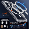 ivoler Coque Magnétique pour Samsung Galaxy S26 5G avec 2 Pièces Verre Trempé, Compatible avec MagSafe, Translucide Mat Arrière 