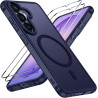 ivoler Coque Magnétique pour Samsung Galaxy S26 5G avec 2 Pièces Verre Trempé, Compatible avec MagSafe, Translucide Mat Arrière 