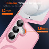ivoler Coque Magnétique pour Samsung Galaxy S26 5G avec 2 Pièces Verre Trempé, Compatible avec MagSafe, Translucide Mat Arrière 