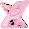 ivoler Coque Magnétique pour iPhone 13 6.1 Pouces, Compatible avec MagSafe, [Protection Antichoc Militaire] Translucide Mat Arri