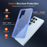 ivoler Coque Magnétique pour Samsung Galaxy S26 Ultra 5G avec 2 Pièces Verre Trempé, Compatible avec MagSafe, Translucide Mat Ar